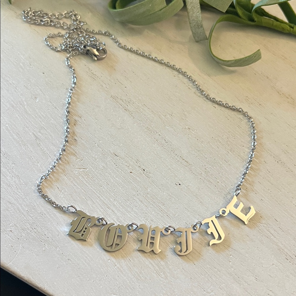 Oak & Ivy boutique necklace “boujie” stainless steel